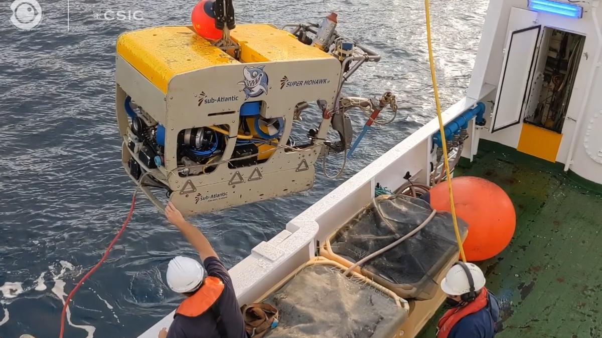 Investigación submarina de los volcanes de Canarias