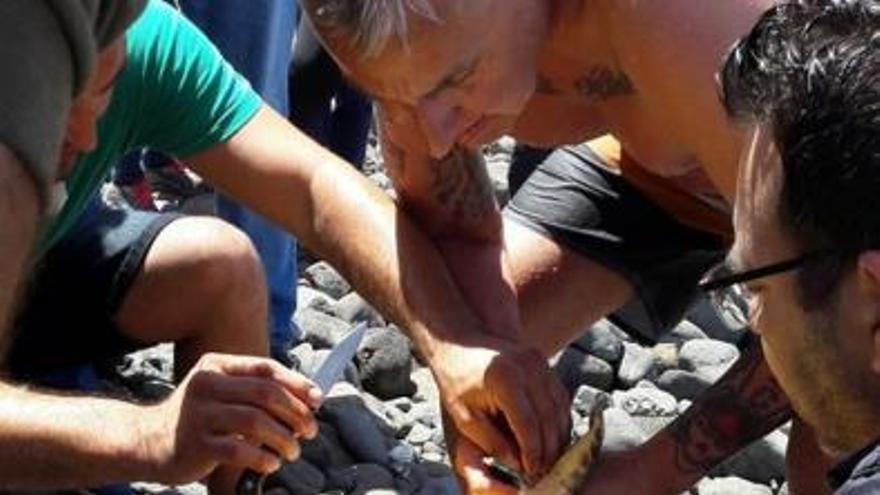 La vivencia de un bañista en la playa del Agujero de Gáldar