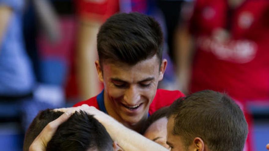 El partido entre el Osasuna y el Sporting, en imágenes