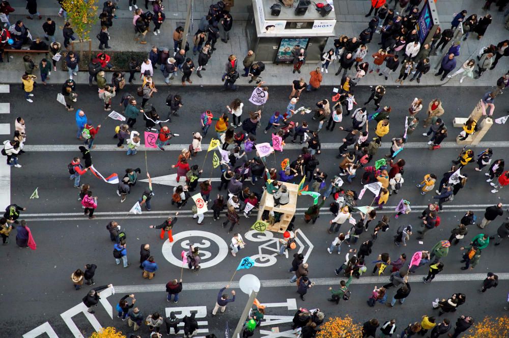 Protesta en Madrid contra el cambio climático