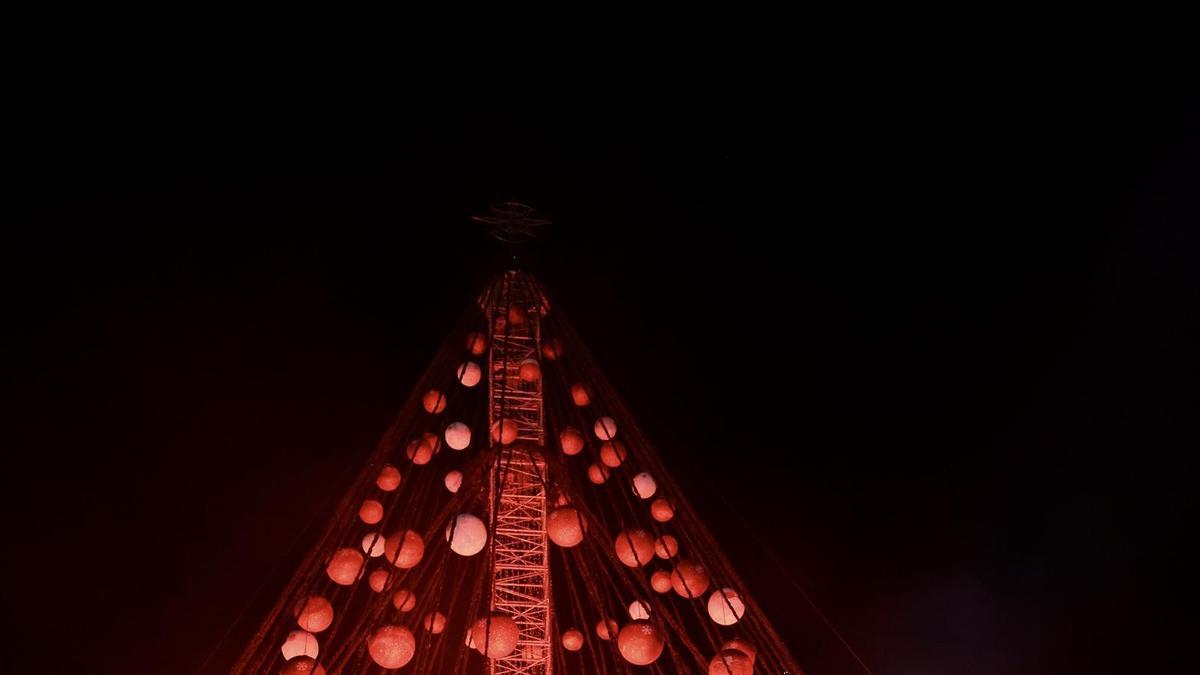 El encendido del Gran Árbol de Navidad del pasado noviembre con Richard Gere.