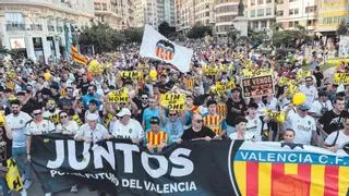 Libertad convoca una manifestación desde el Ayuntamiento contra Lim antes del partido ante el Madrid