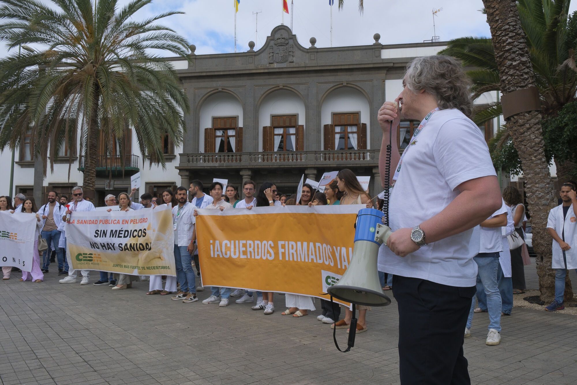 Huelga de médicos en Las Palmas de Gran Canaria