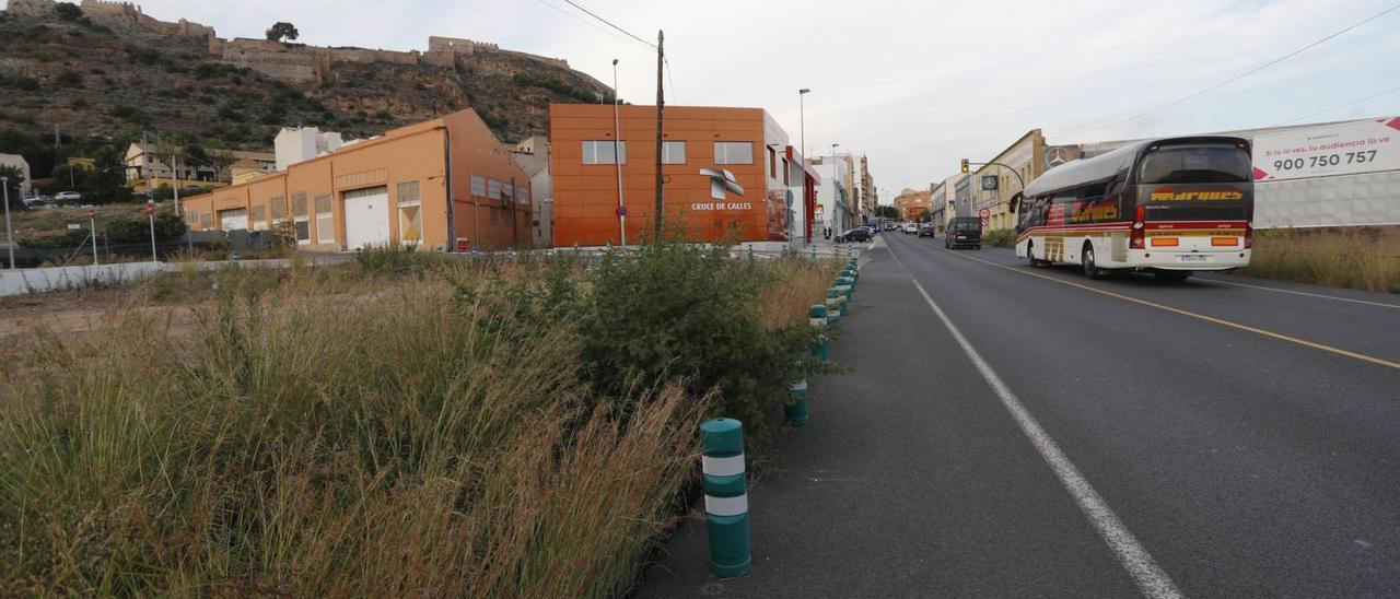 Vista de la zona en la que el Ayuntamiento de Sagunt ha asumido la condición de agente urbanizador. | DANIEL TORTAJADA