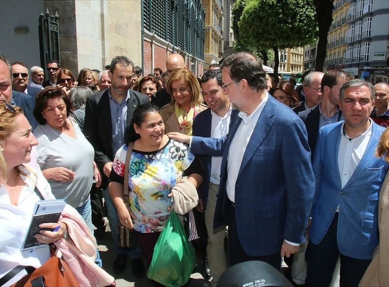 Mariano Rajoy inicia la precampaña en Málaga