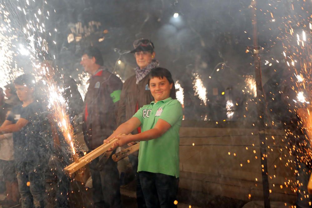 Instante de la Passejà de Sant Onofre celebrada el sábado por la noche en Quart de Poblet.