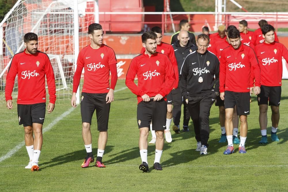 Entrenamiento del Sporting