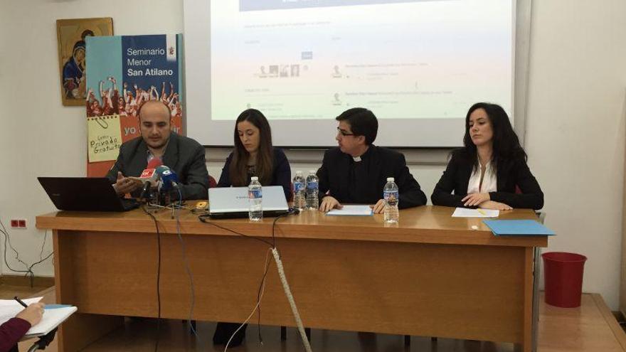 Responsables del Seminario, en la rueda de prensa.