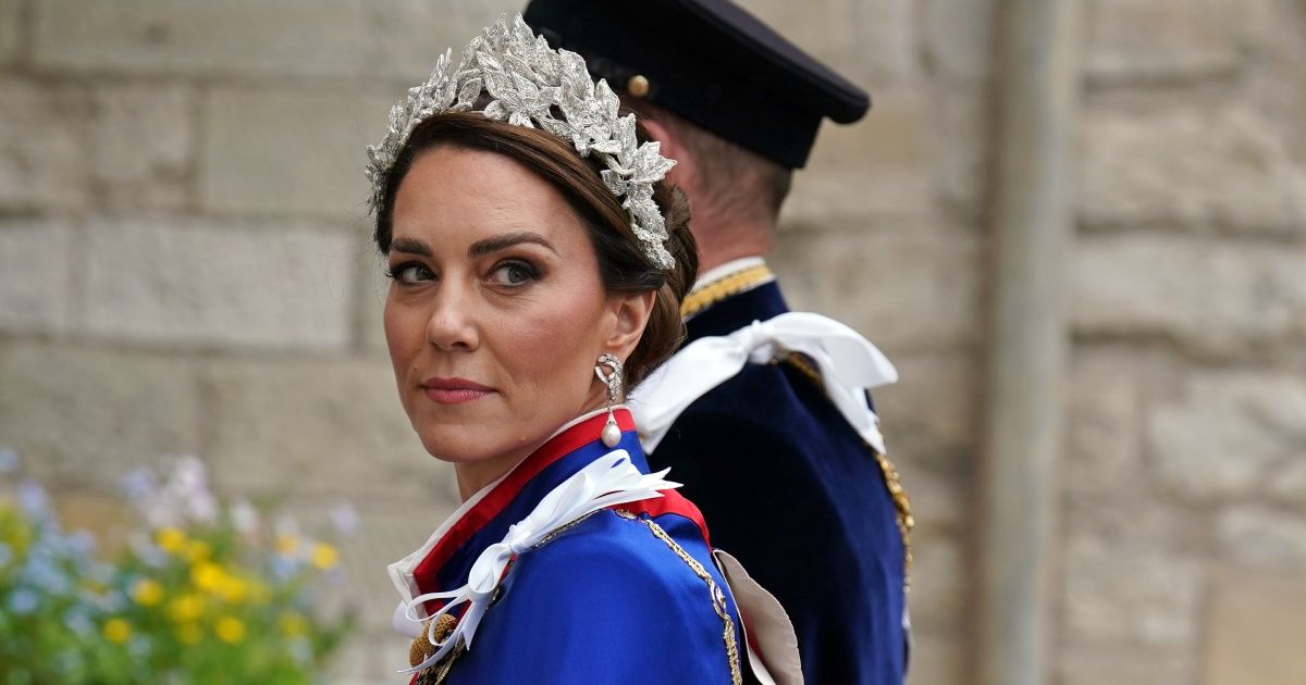 Kate Middleton en la coronación de Carlos III