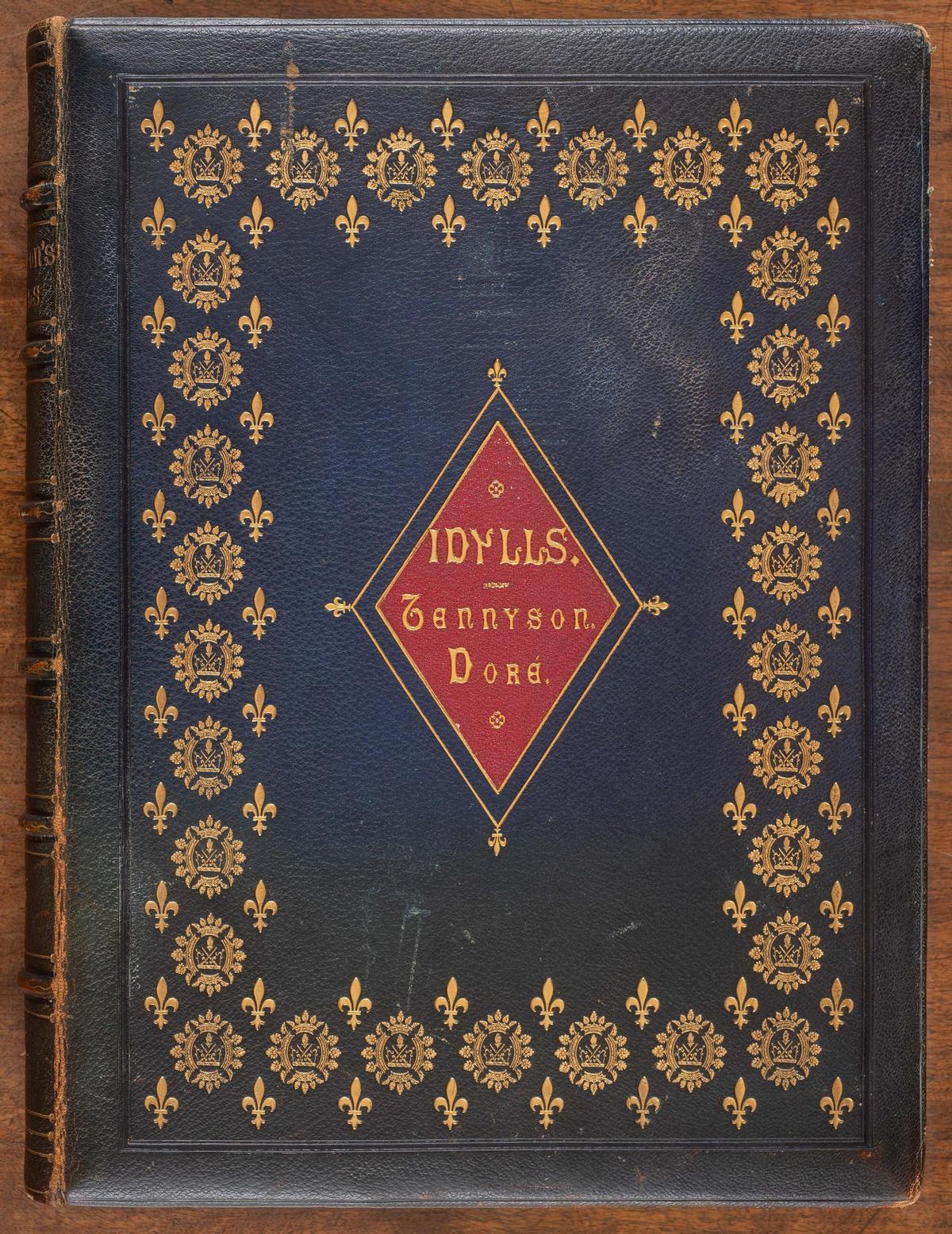 Portada de 'Idylls of the King', de Alfred Tennyson, uno de los libros adquiridos.