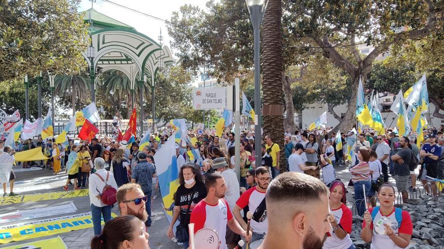 Manifestación en San Telmo contra el proyecto de Chira Soria.