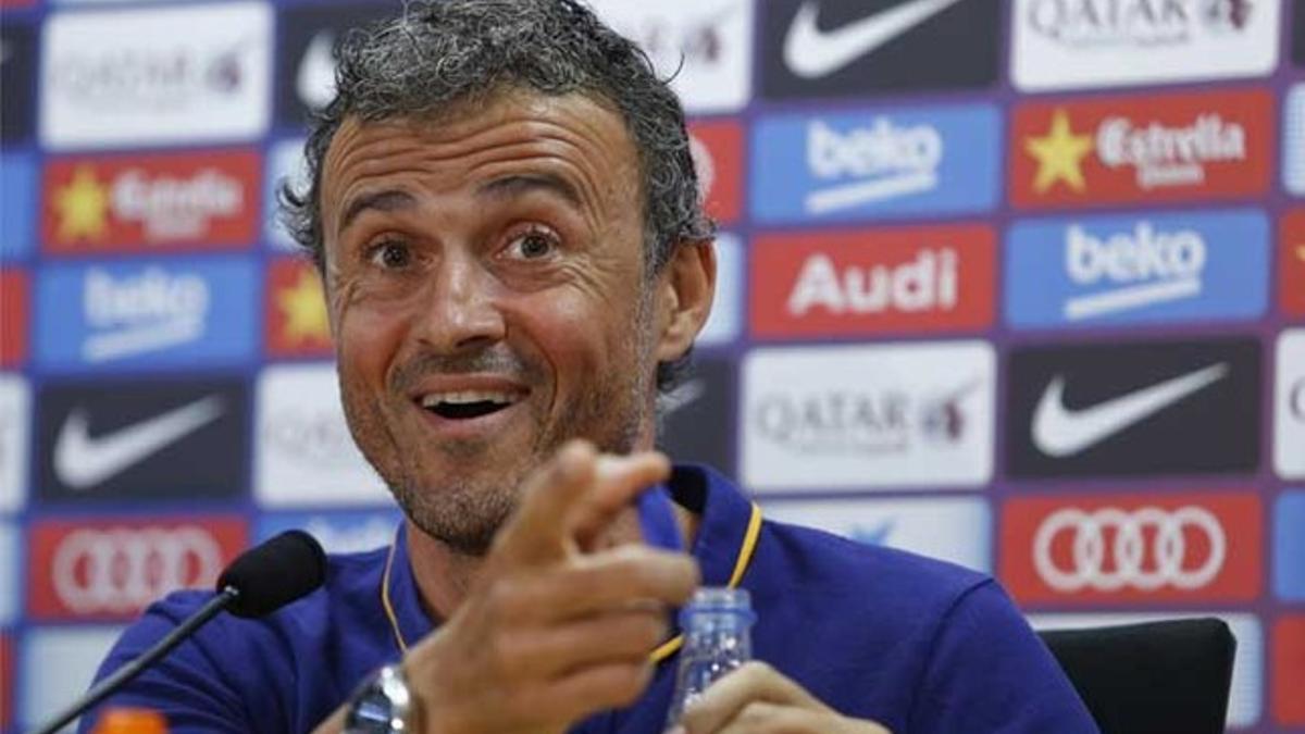 Luis Enrique Martínez, entrenador del FC Barcelona