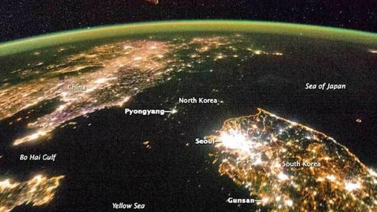 Corea del Norte sin luz