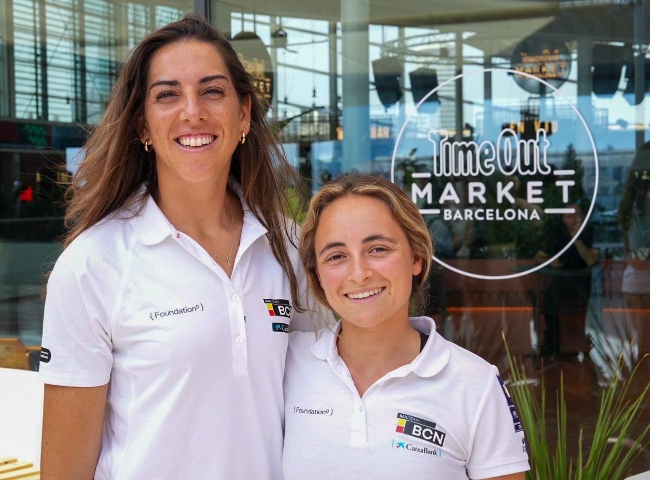 Paula Barceló y Neus Ballester, hoy en el TimeOut Market Barcelona