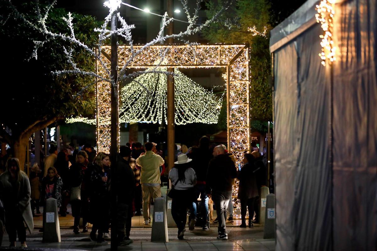 Encendido del alumbrado navideño en Sant Antoni