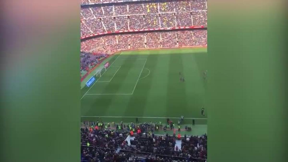 Así fue la pitada del Camp Nou dirigida a Bartomeu