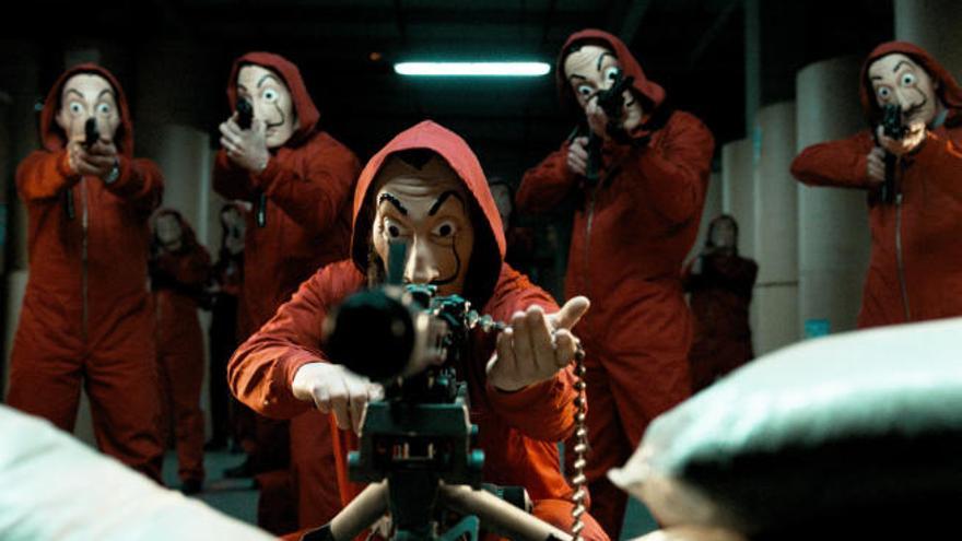 Una secuencia de &#039;La casa de papel&#039;, proyecto creado por el navarro Álex Pina.