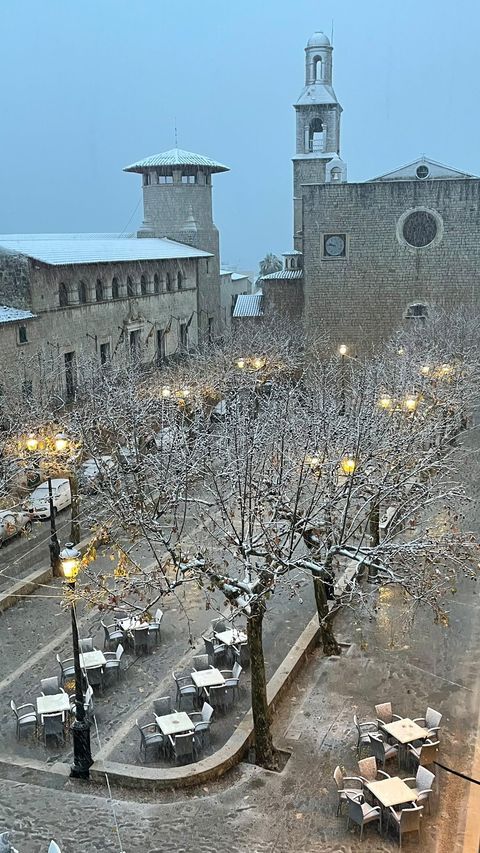 Nieve en Mallorca