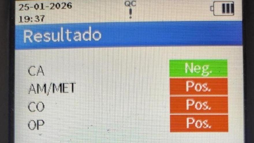 La Policía Local de Arrecife detiene a un conductor sin carné ni seguro que dio positivo en tres drogas
