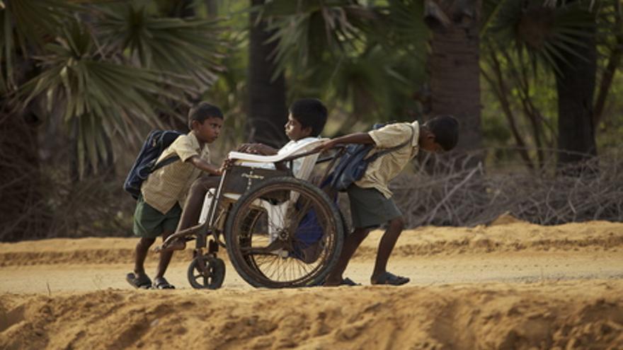 Camino a la escuela