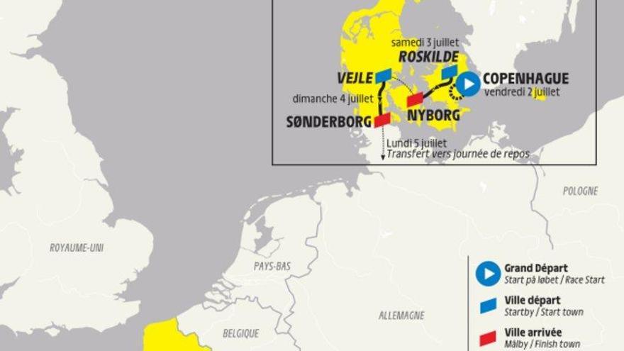 El Tour de Francia 2021 partirá de Copenhague