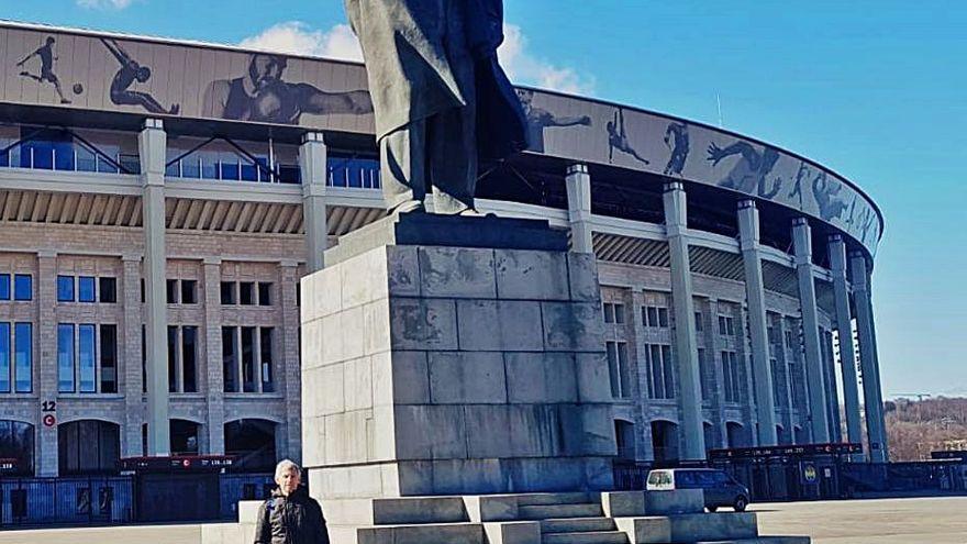 Ramón cuando regresó al estadio de Moscú. información