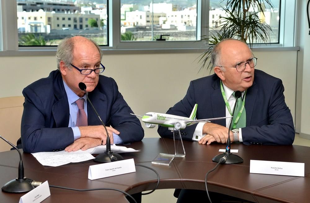 Binter y Embraer sellan su acuerdo de compra de nuevos aviones reactores