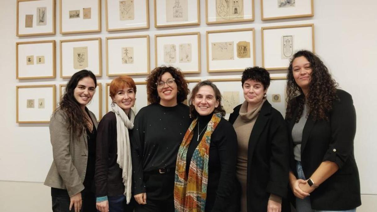 Imagen de las investigadoras que han participado en el desarrollo de la obra.