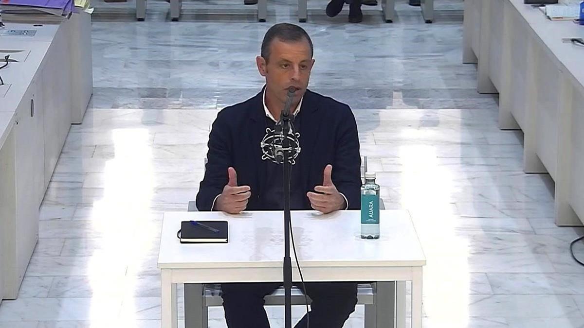 Sandro Rosell declara en la Audiencia Nacional.