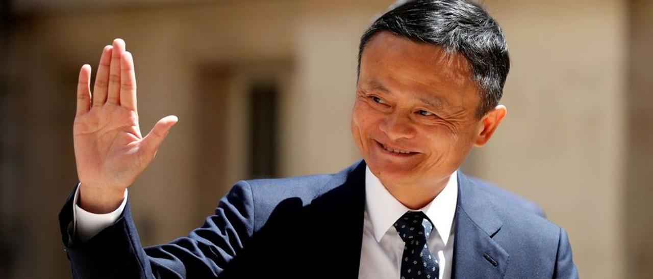 El multimillonario chino, Jack Ma.