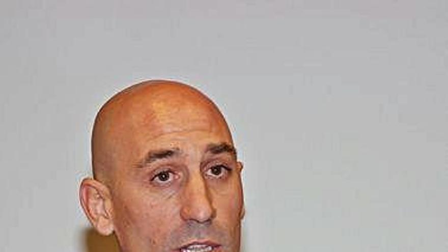 Luis Rubiales, presidente de la FEF.