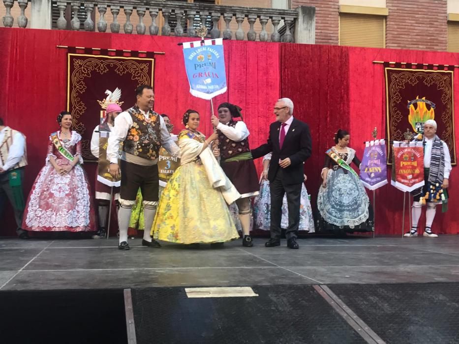 Premios falleros 2019 en Alboraia