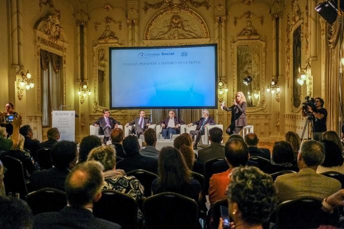 Las Palmas de Gran Canaria. Los cuatro Rectores de la ULPGC, protagonistas del coloquio ?Pasado, presente y futuro de la ULPGC?  | 22/05/2019 | Fotógrafo: José Carlos Guerra