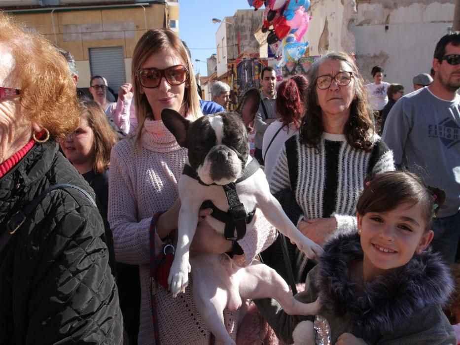 Los vecinos de Cartagena se han acercado junto a sus mascotas a recibir la bendición