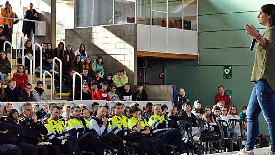 Intervenció d&#039;un dels testimonis participants en la jornada que es va fer ahir a Sant Fruitós de Bages