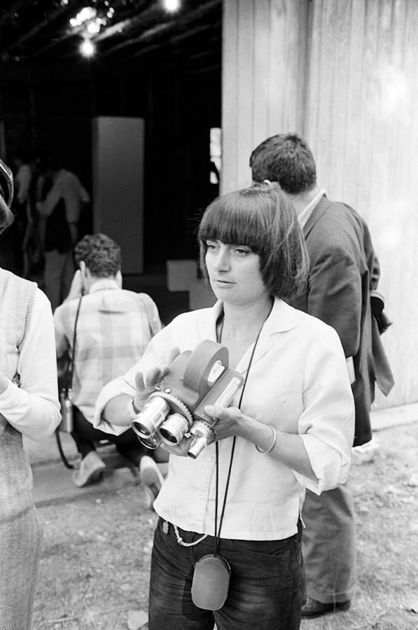 Agnès Varda en una foto tomada hace años