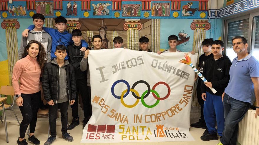 Alumnos del IES Santa Pola y del Cap de l'Aljub disputarán pruebas olímpicas de la antigua Grecia