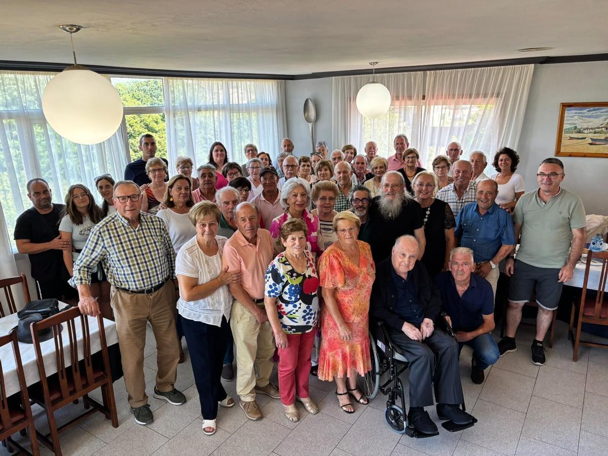 HOmenaje al párroco de O Hío, Alfonso Fernández Sotelo