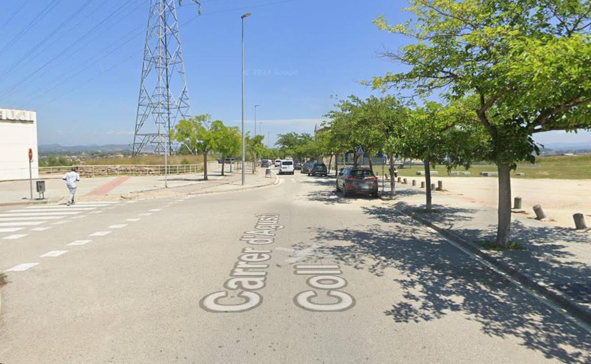 Imatge del carrer Agustí Coll de Manresa