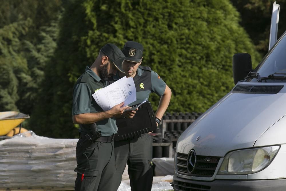 Operativo Guardia Civil fuegos San Mateo