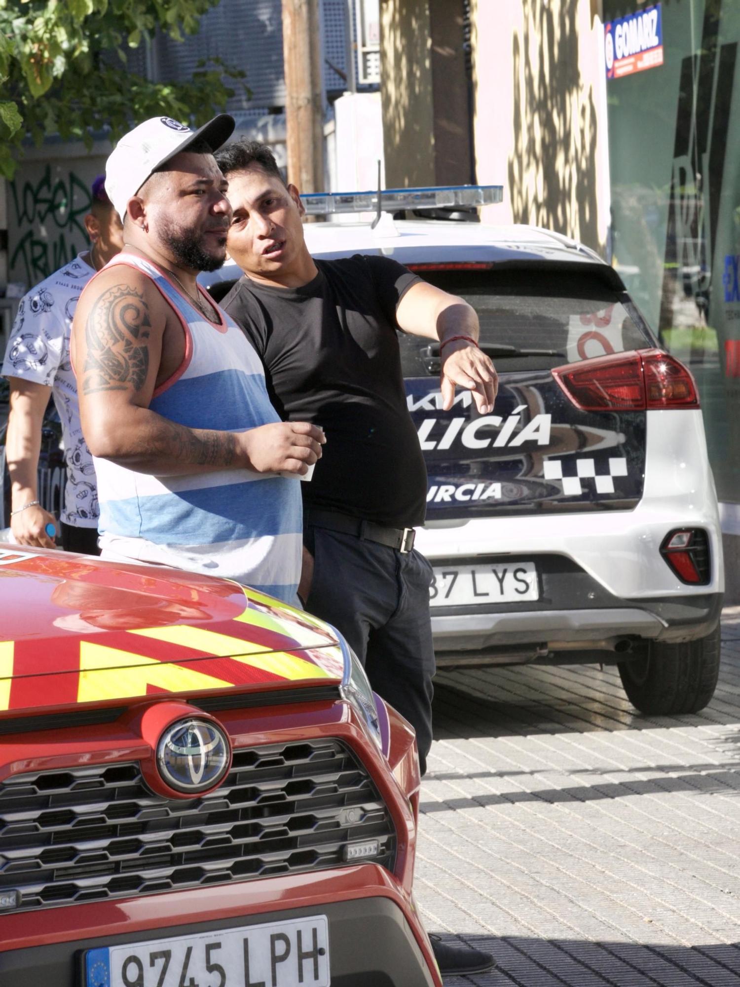 Las imágenes de la zona de ocio de Atalayas tras el incendio en dos discotecas