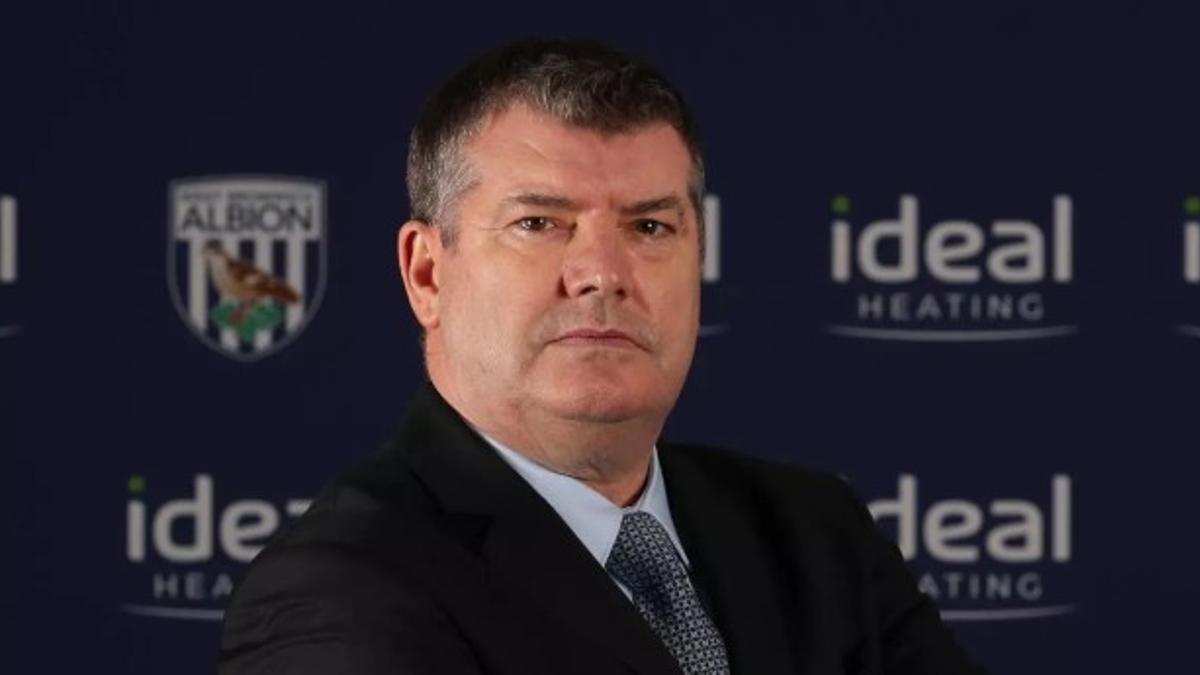 Ron Gourlay, durante su etapa en el West Bromwich Albion / WBA