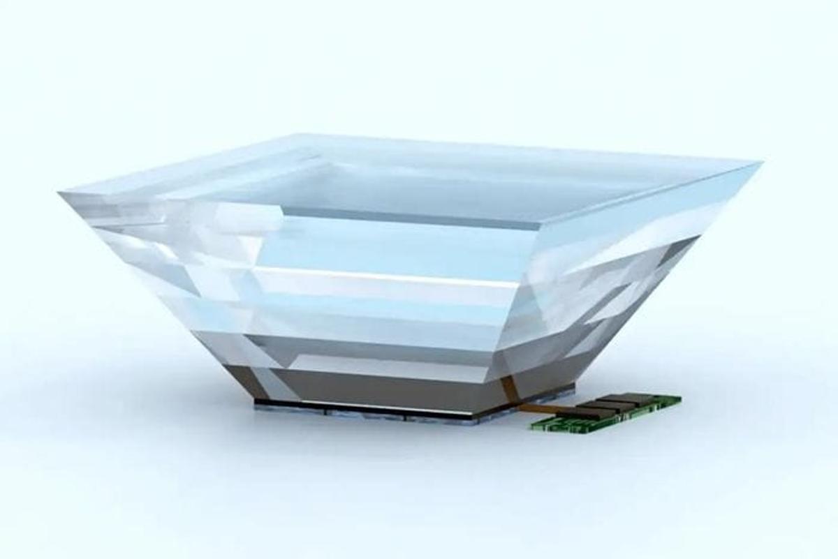 Una pieza Agile, concentrador solar de pequeño tamaño