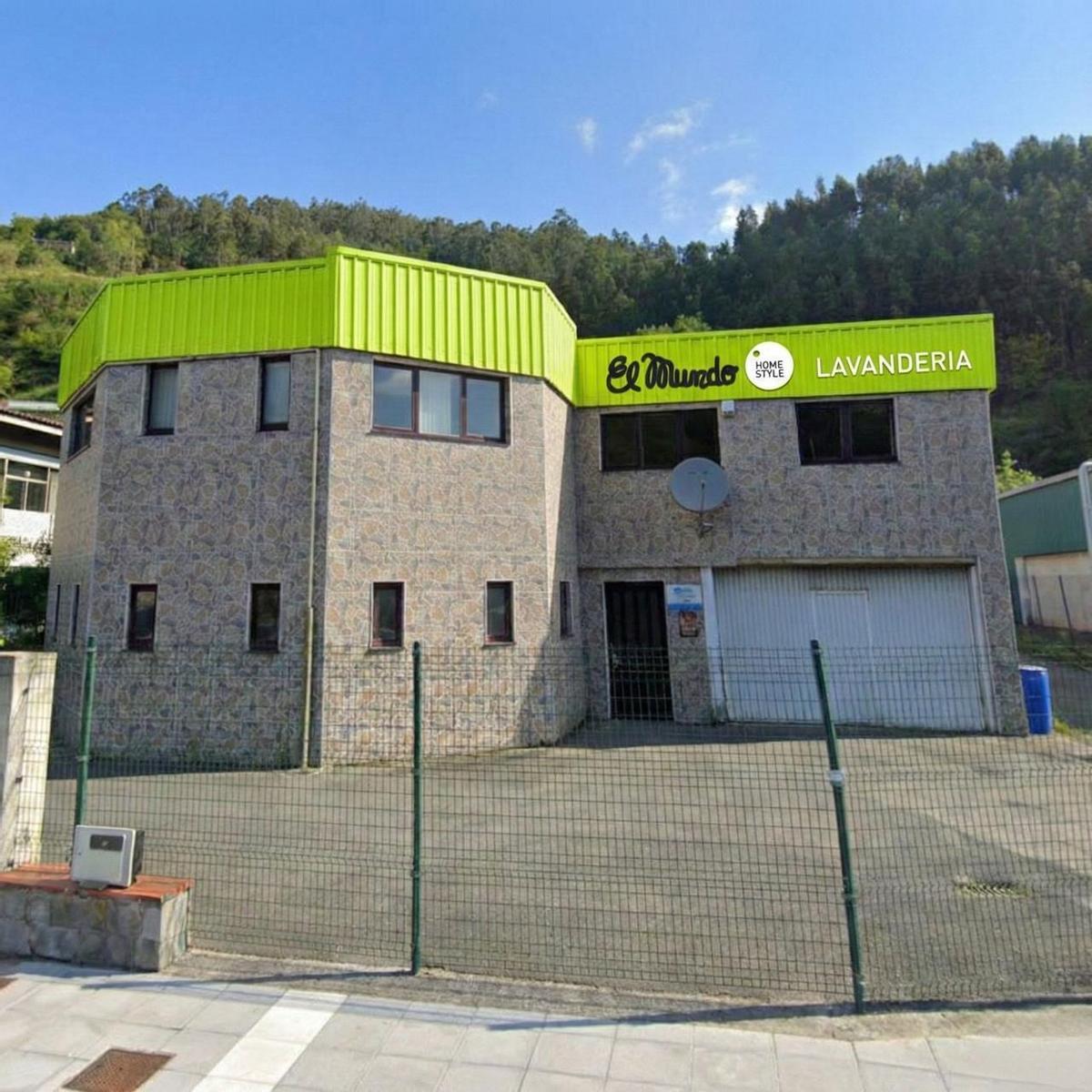 Lavandería que ha adquirido Tejidos El Mundo en Mieres