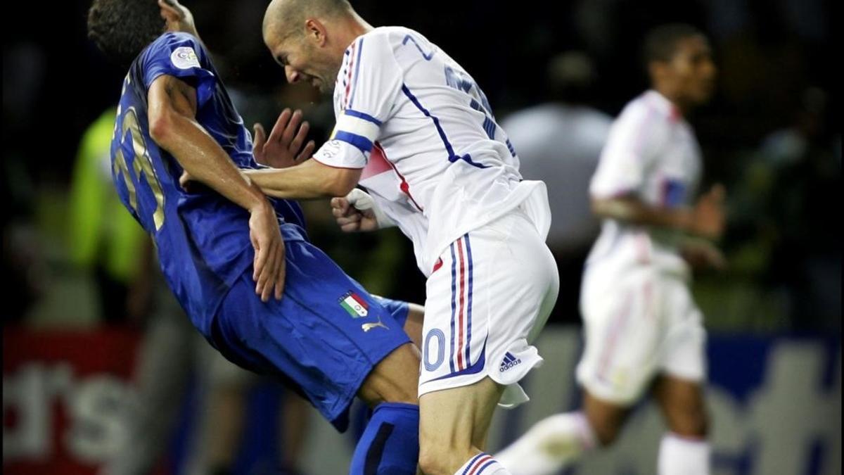 El cabezazo de Zidane a Materazzi, en la final del Mundial 2006