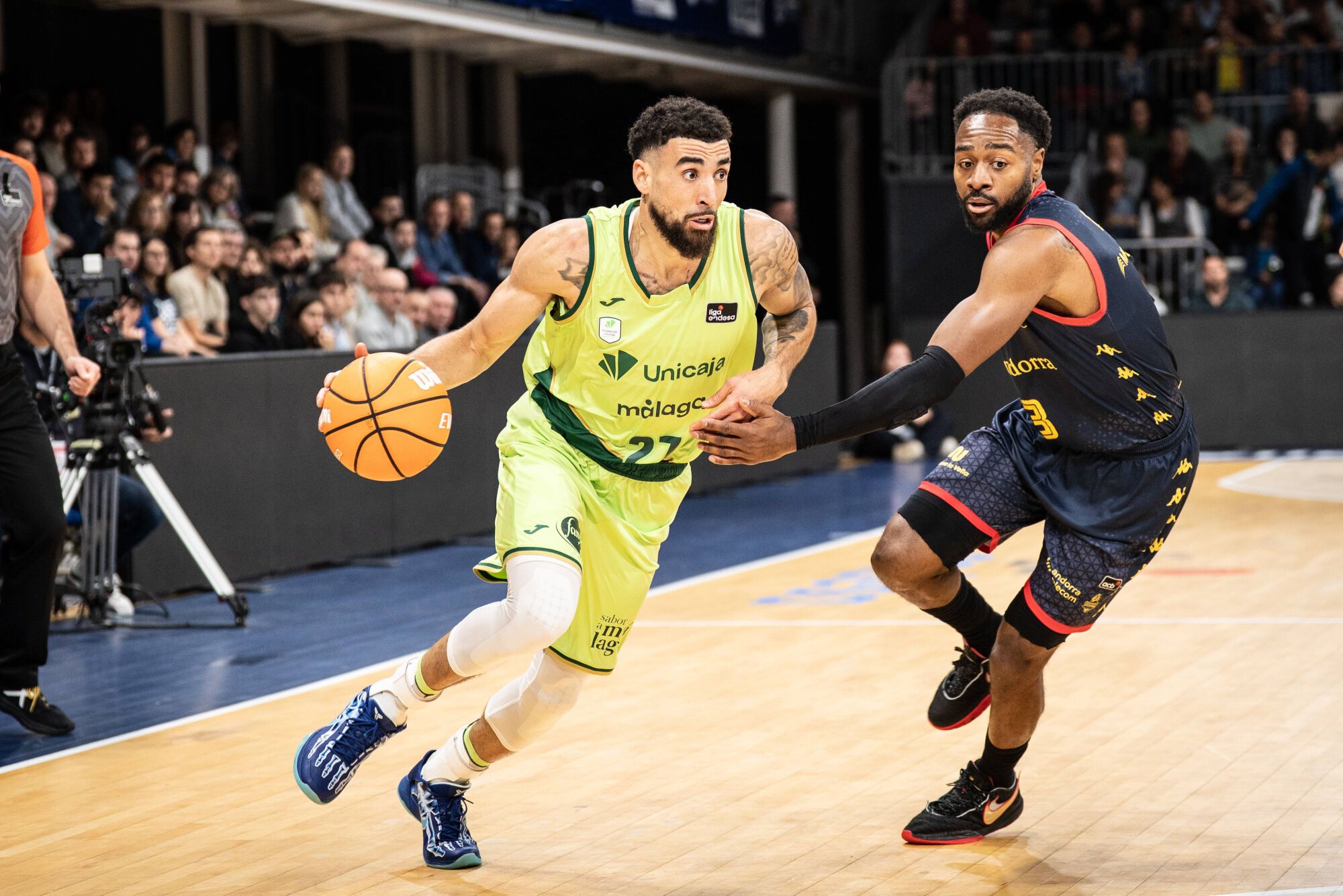 Encuentro disputado entre MoraBanc Andorra y el Unicaja