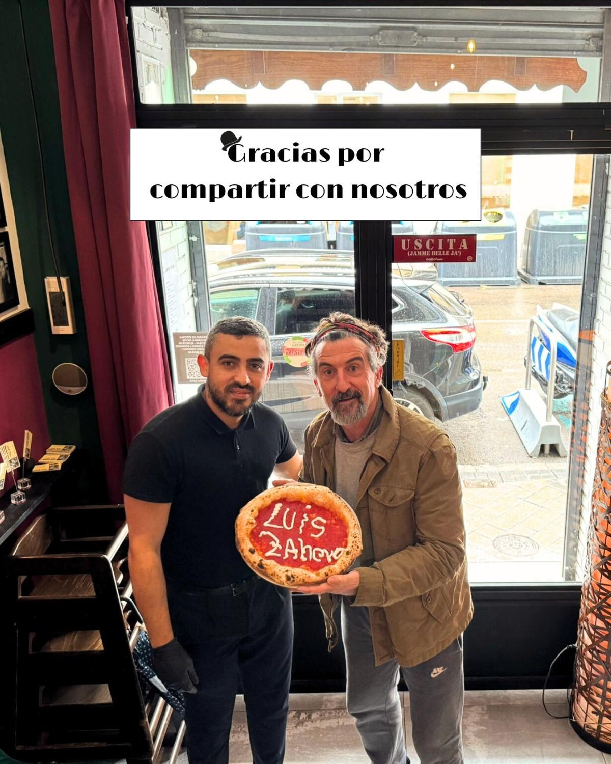 Luis Zahera ya ha sido conquistado por este restaurante.
