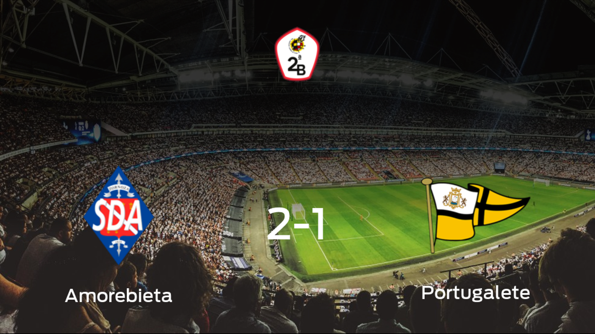 El Amorebieta gana 2-1 en su estadio ante el Portugalete