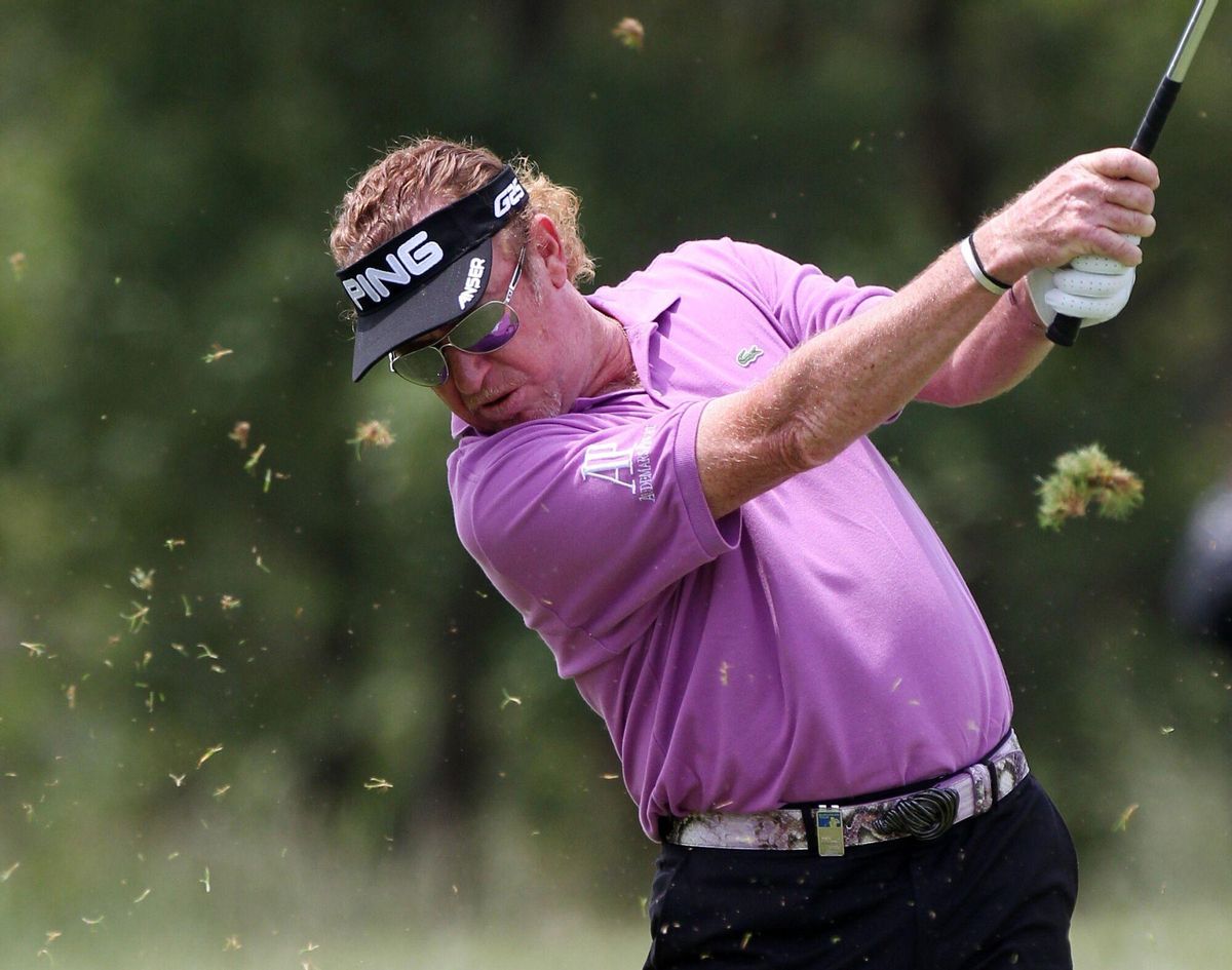 Miguel Ángel Jiménez, en el Open España de Girona el pasado mes de febrero.