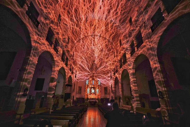 La iglesia dels Sagrats Cors de Palma estrena un espectáculo audiovisual